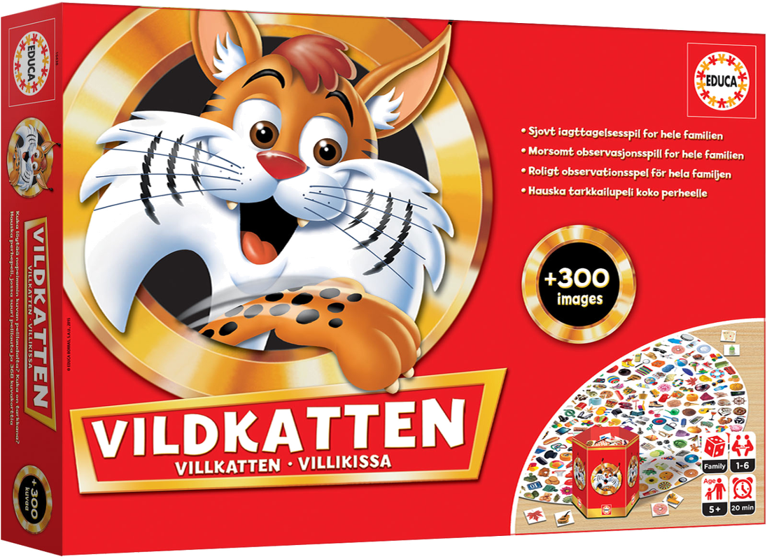Educa Villkatten 300 selskapsspill