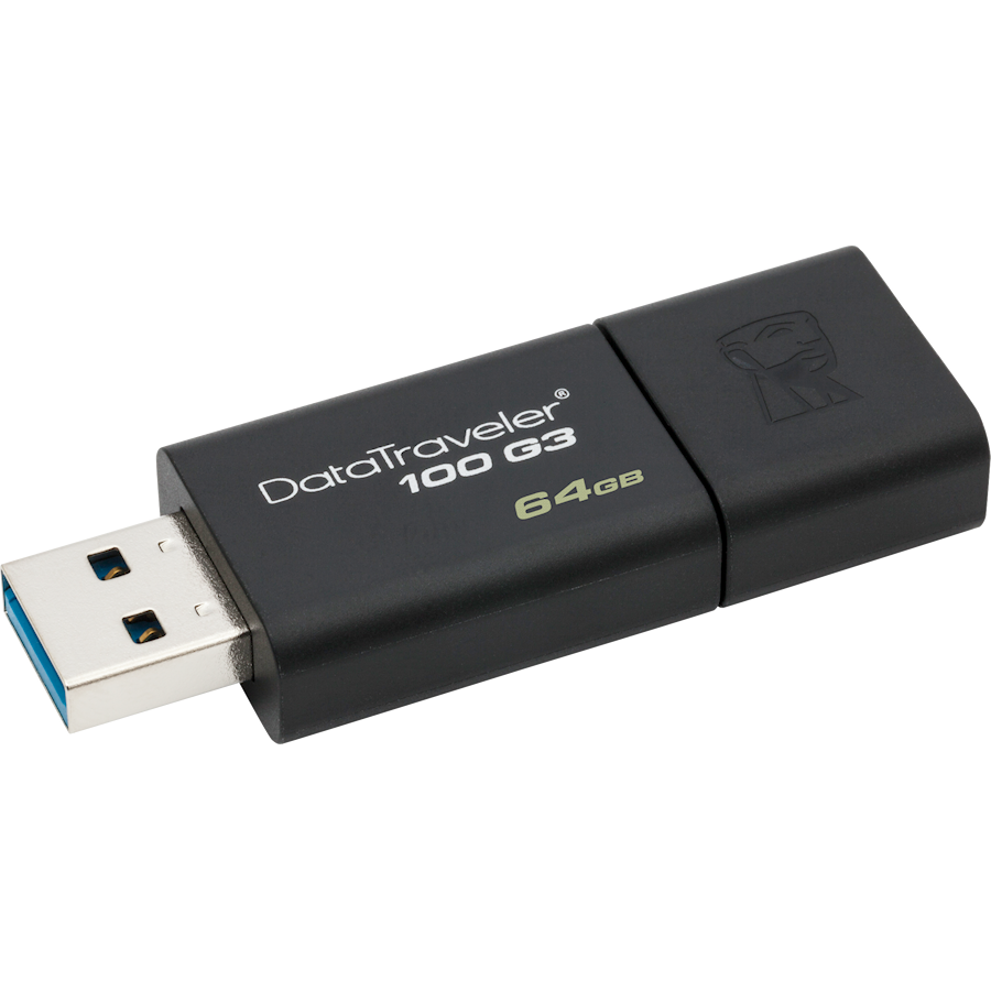 Kingston DataTraveler Exodia 64 GB, USB 3. 2 Gen 1, svart/turkos