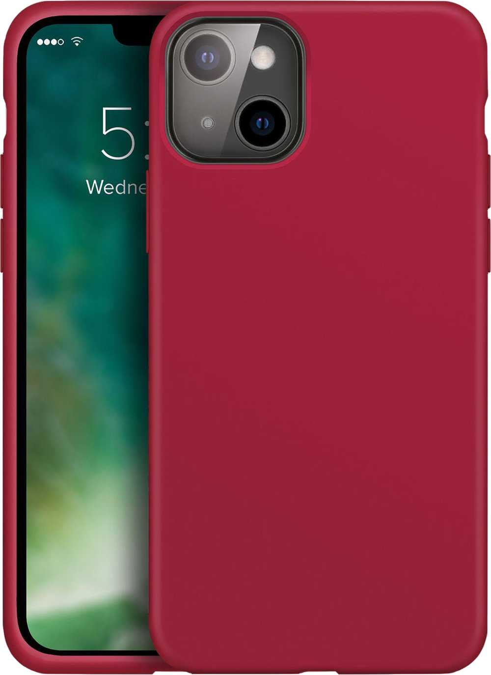XQISIT The Flex Case iPhone 13 mobildeksel rød
