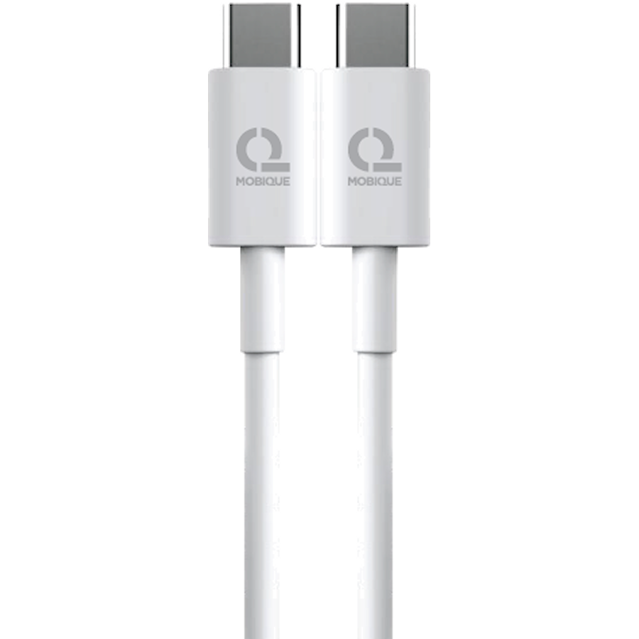 Mobique ladekabel USB-C til USB-C 100W 2m hvit