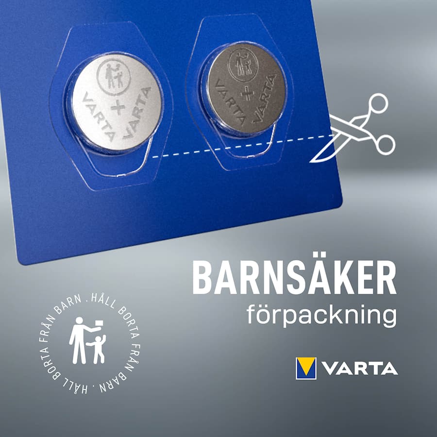 VARTA Lithium knappcellsbatteri CR2016