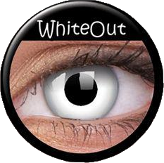 Fargede linser 1-uke white out