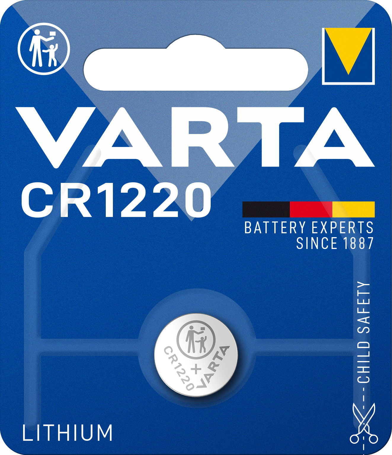 VARTA Lithium knappcellebatteri CR1220