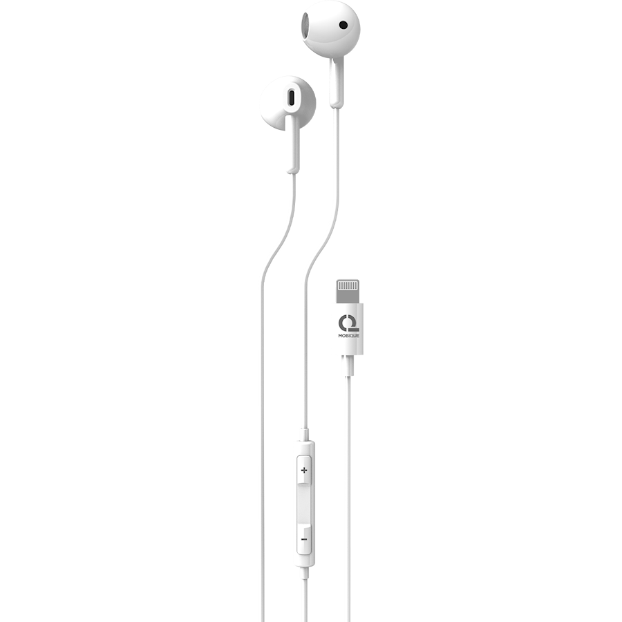 Mobique Wired In-Ear Lightning White