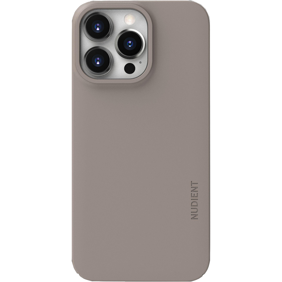 Nudient Thin V3 iPhone 13 Pro clay beige mobilskal