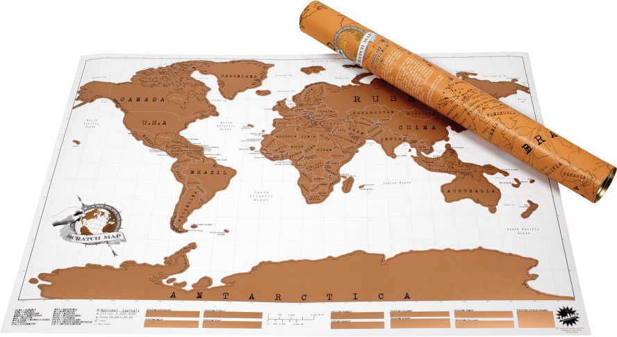 Scratch Map Original