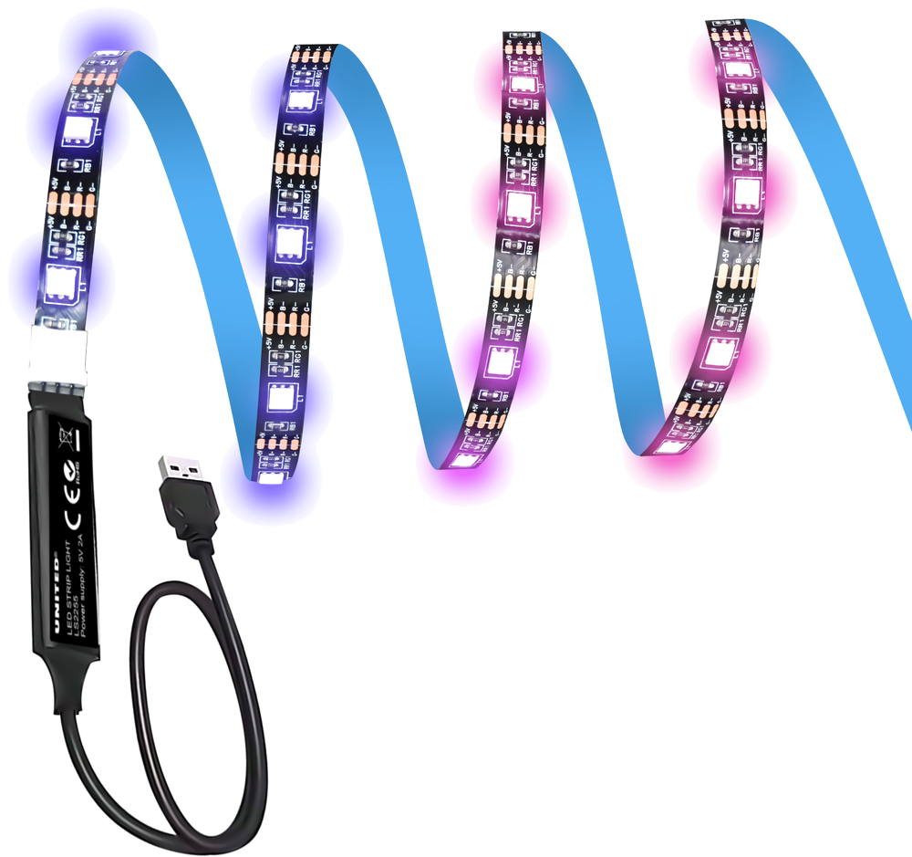 United LED-lysslynge 3 m
