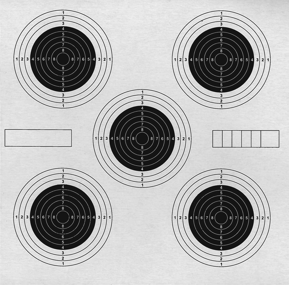 100 blinkskiver 5-i-1 for snikskyting