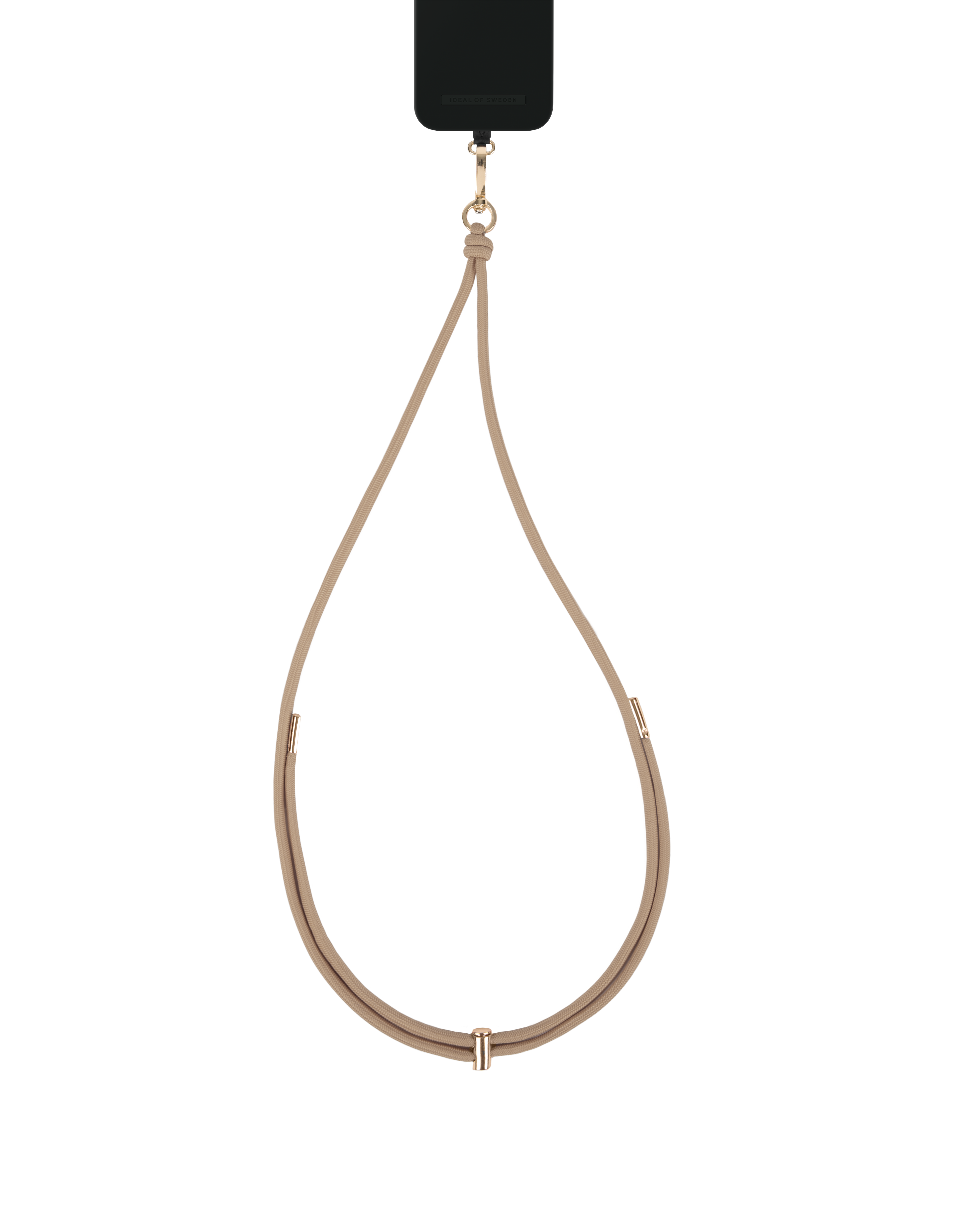 Ideal of Sweden Cord Phone Strap Beige