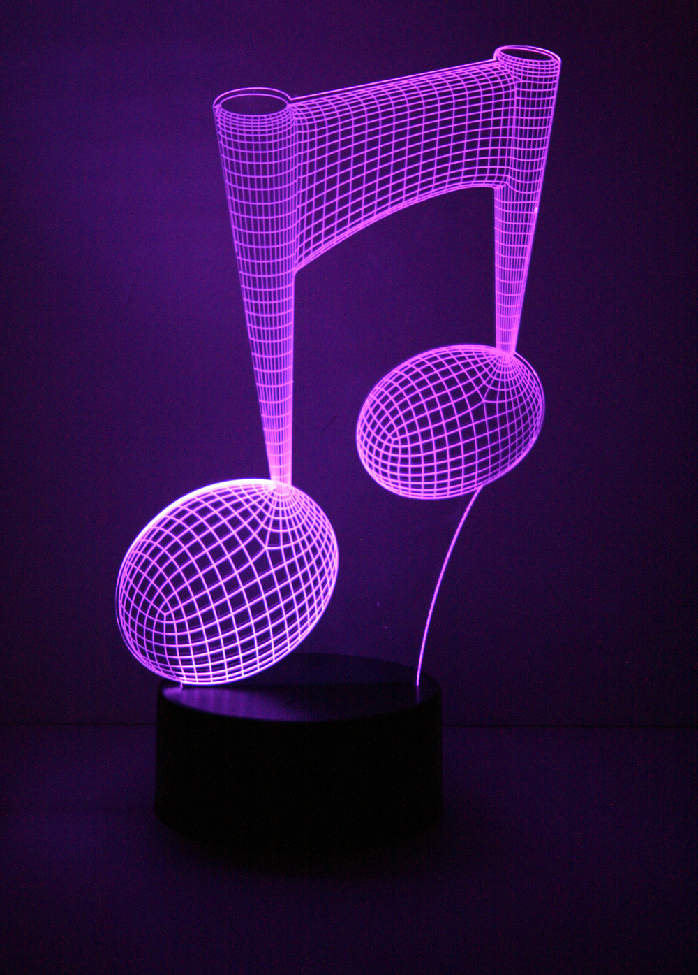 3D Night Light Music Note