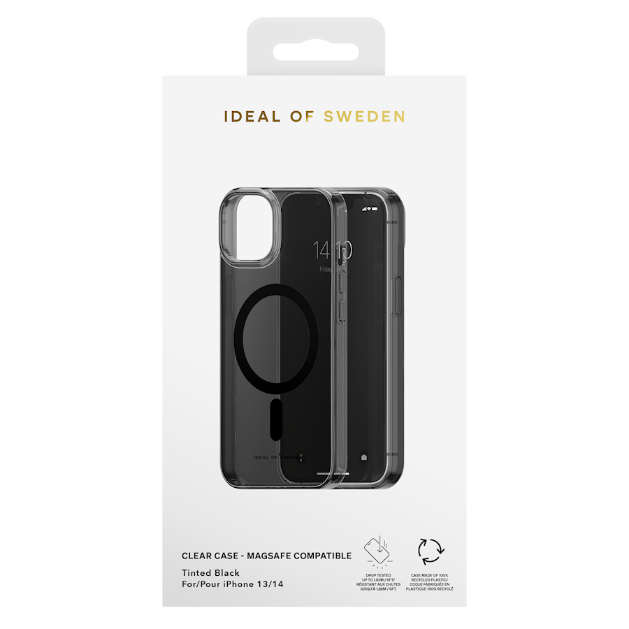 Ideal of Sweden Clear Case Magsafe iP 13/14 Tinted Black