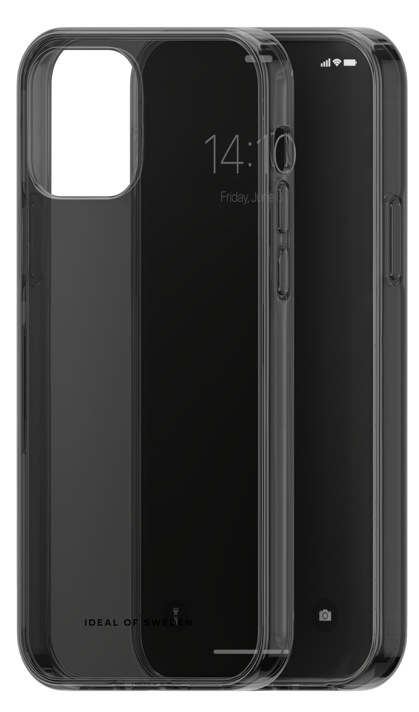 Ideal of Sweden Clear Case iP 12/12 Pro Tinted Black