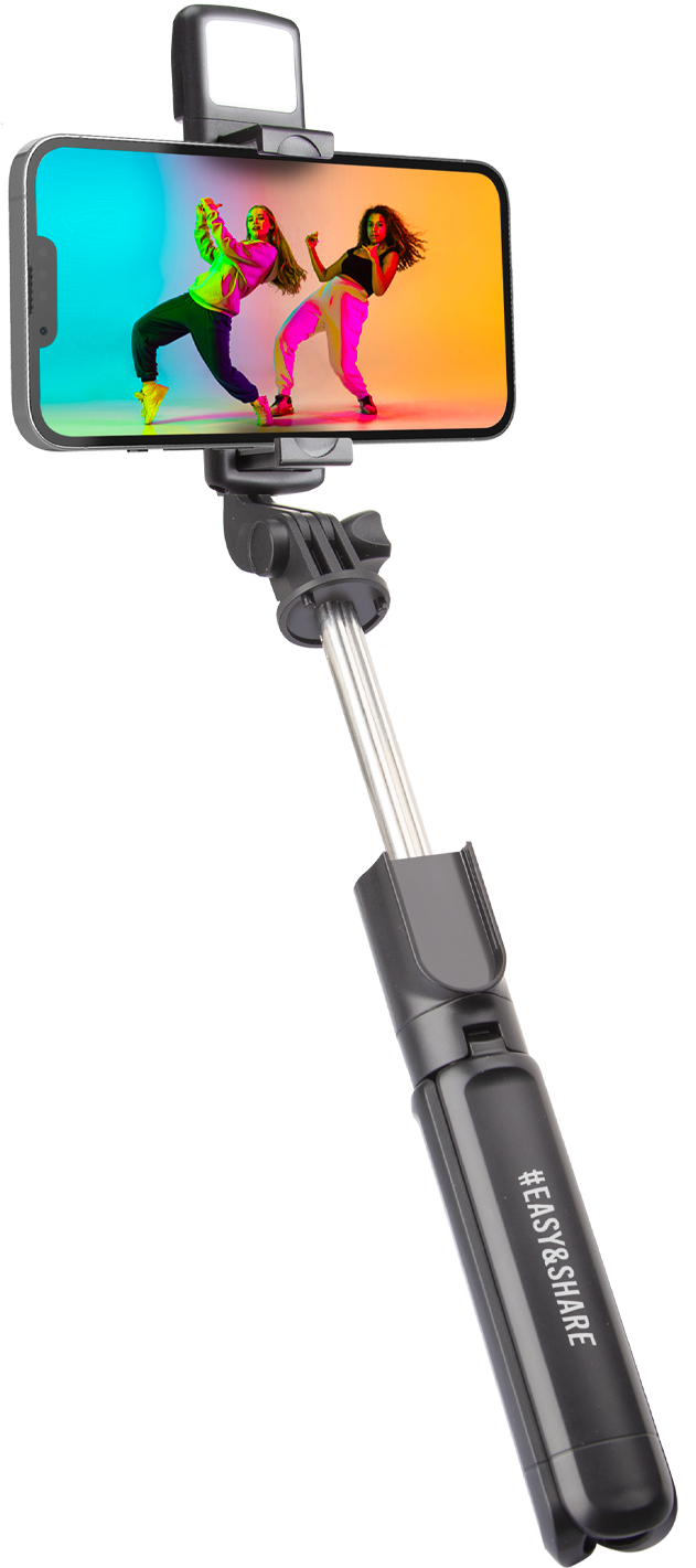 SBS selfie stick LED light and tripod 67 cm