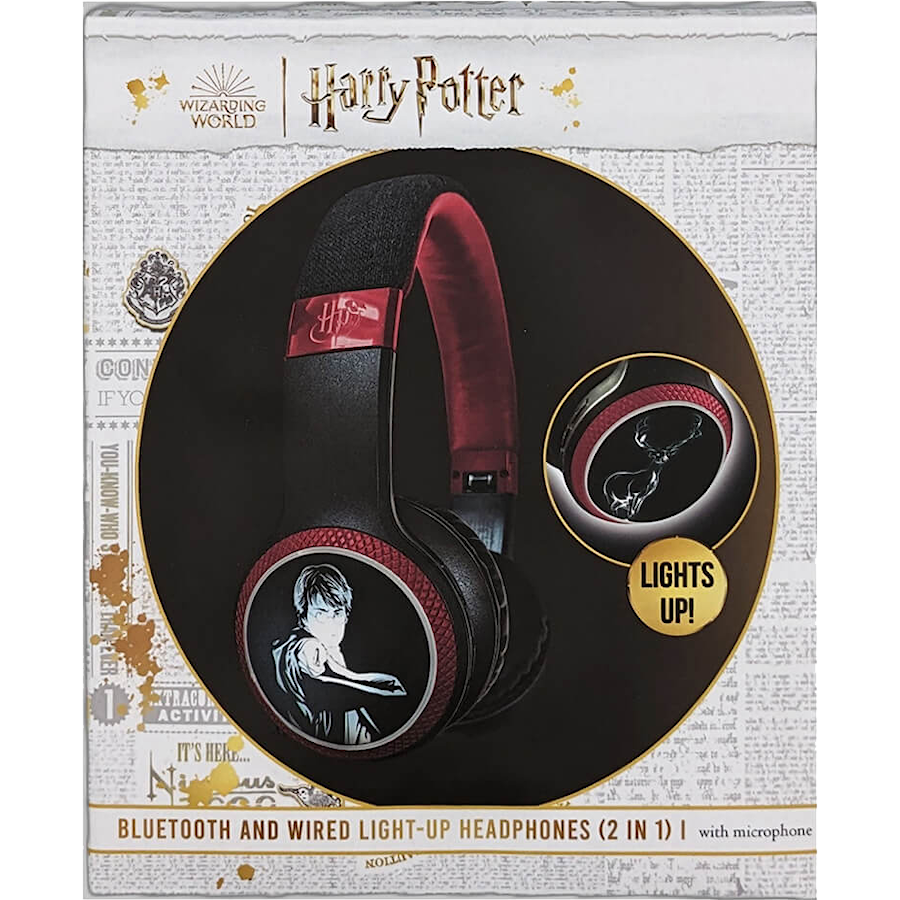 Harry Potter Headphone Wireless LED On-Ear