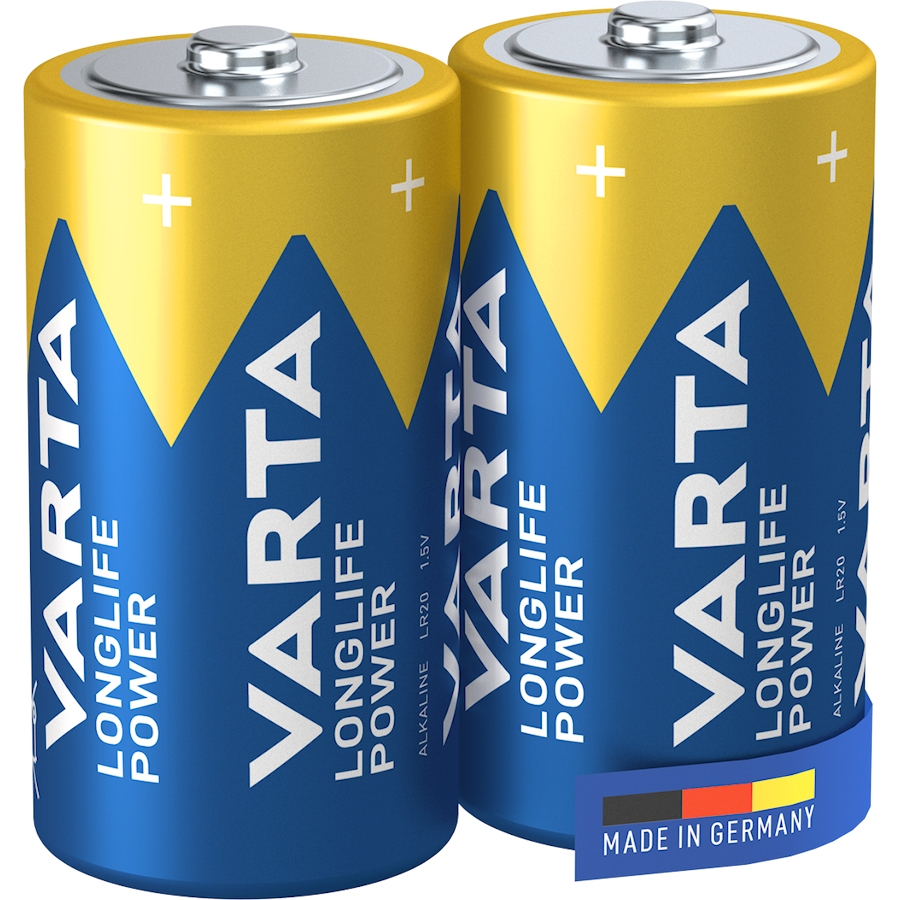 VARTA Longlife Power C-batteri 2-pack