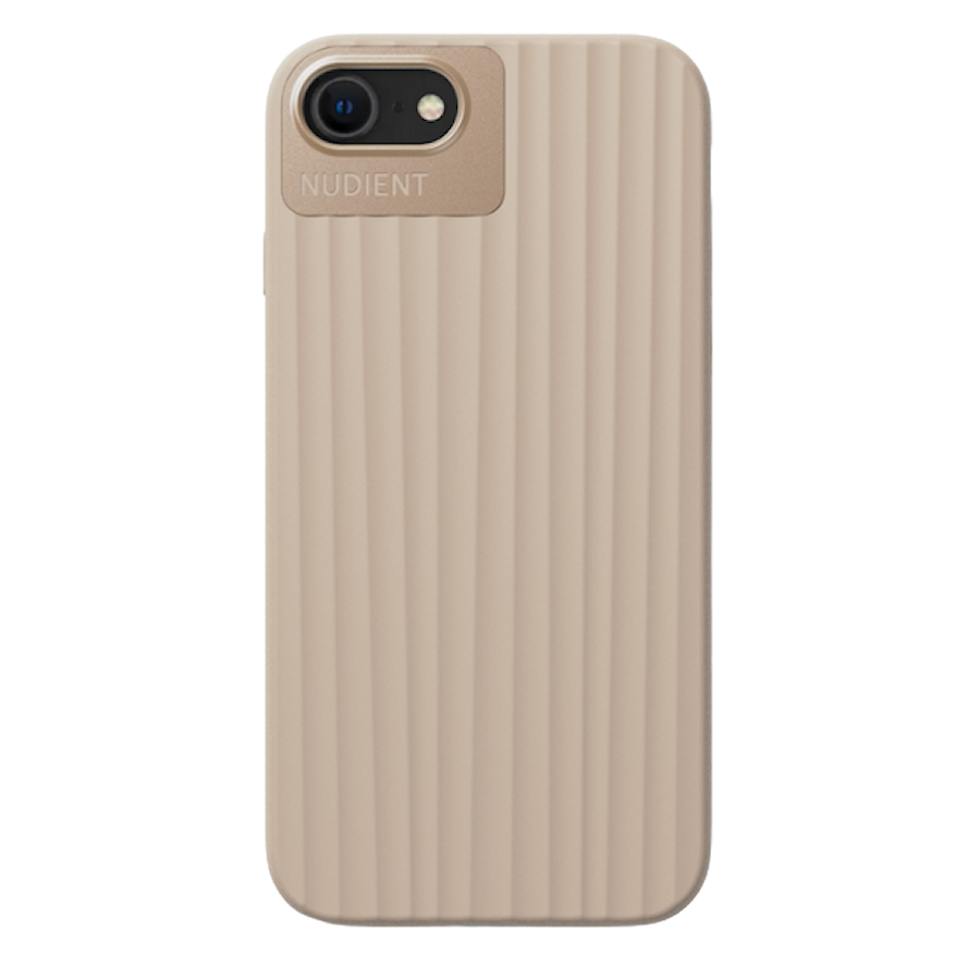 Nudient Bold iPhone 7/8/SE linen beige mobilskal