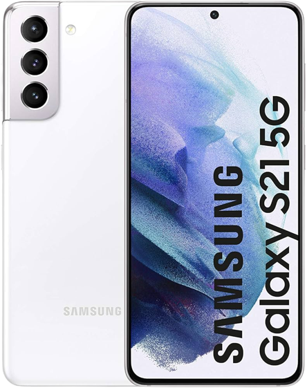 Brukt Samsung Galaxy S21 5G 256GB Hvit Ny stand