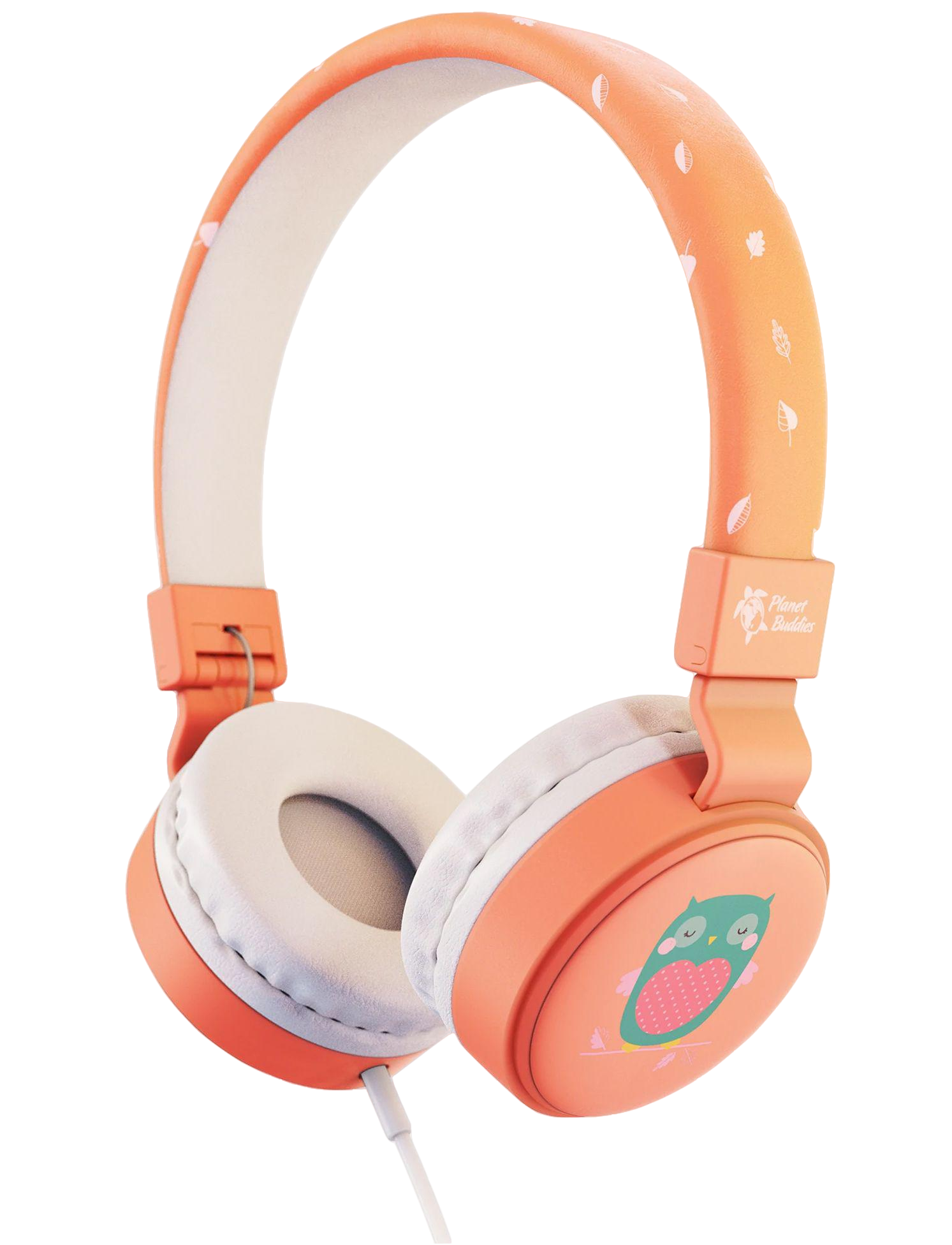 Planet Buddies Kids Headphones Wired Owl Pink