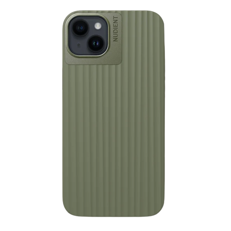 Nudient Bold iPhone 14 Plus olive green mobilskal
