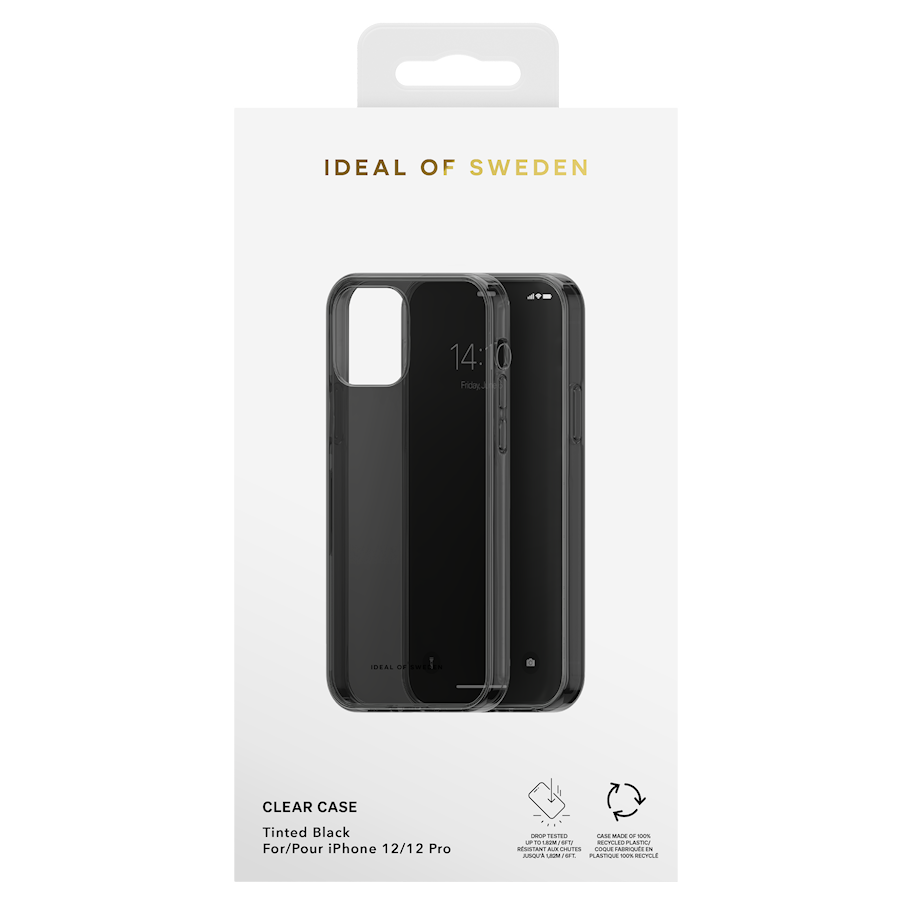 Ideal of Sweden Clear Case iP 12/12 Pro Tinted Black