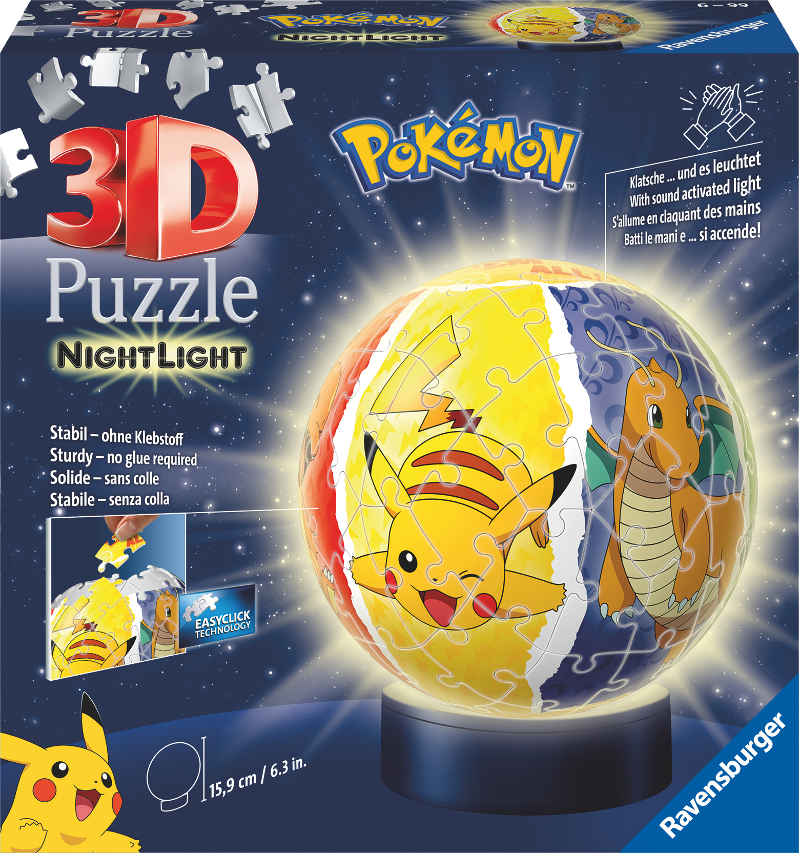 Ravensburger Pokémon Puzzle Night Light 72p