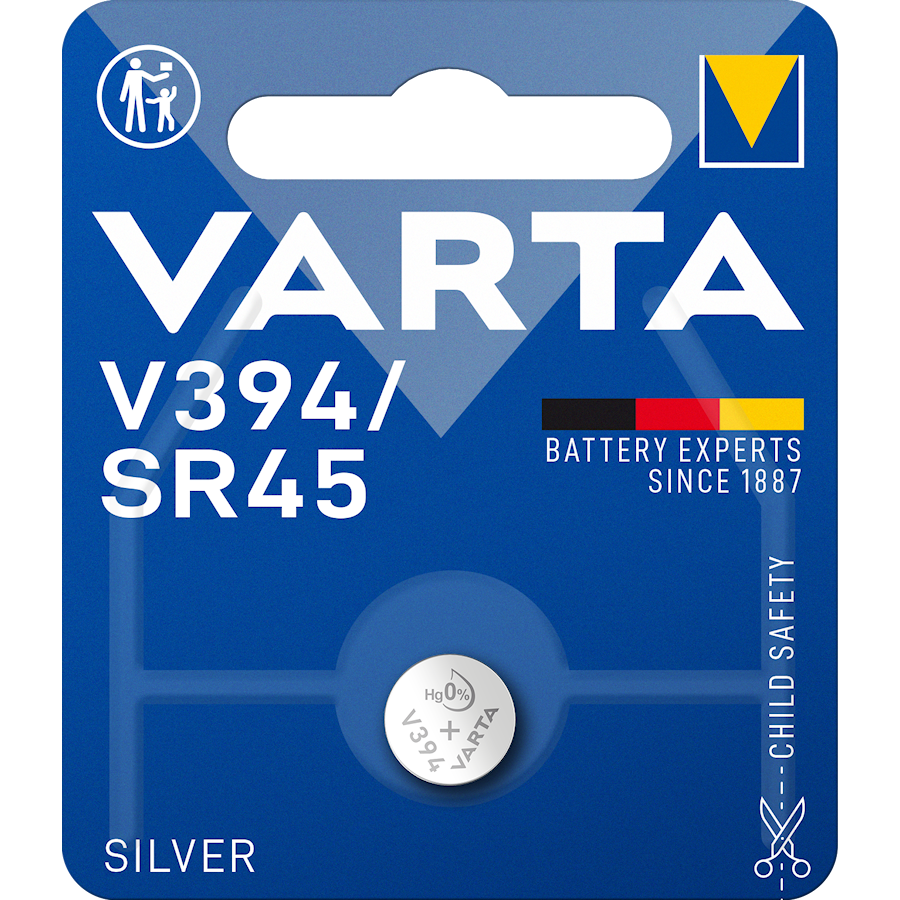 VARTA Silver knappcellsbatteri V394/SR45