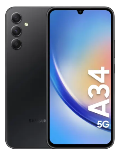 Brukt Samsung Galaxy A34 5G 128GB Svart Ny stand