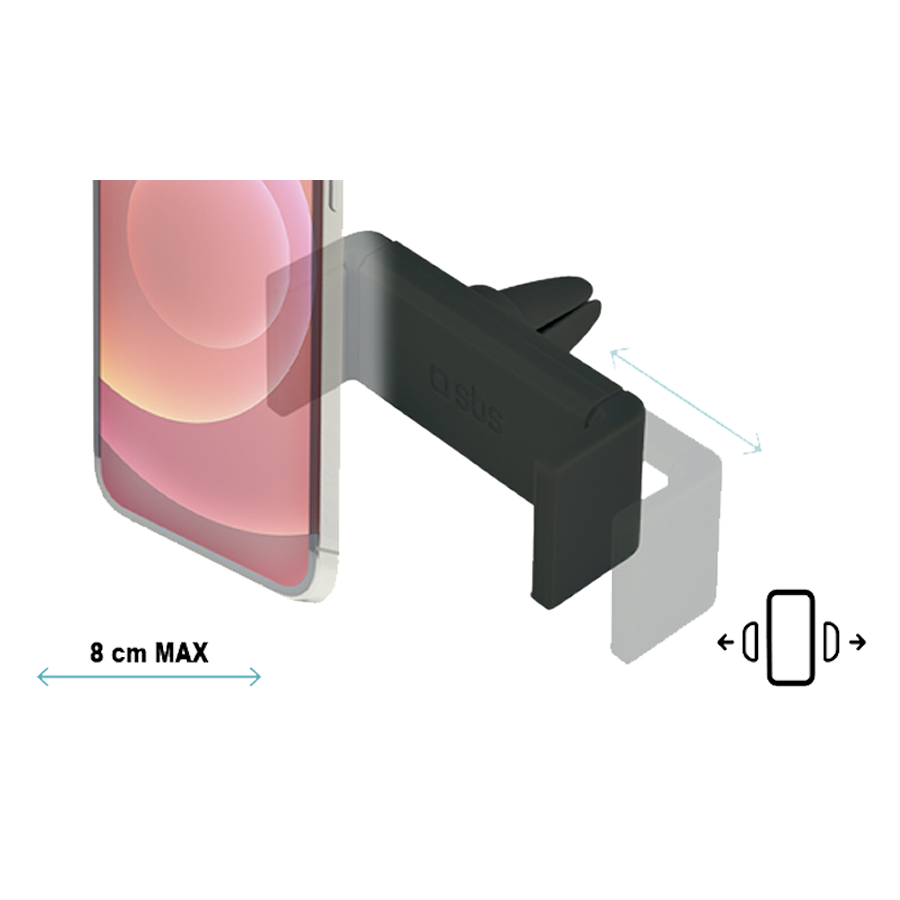 SBS Airvent Car Holder Black