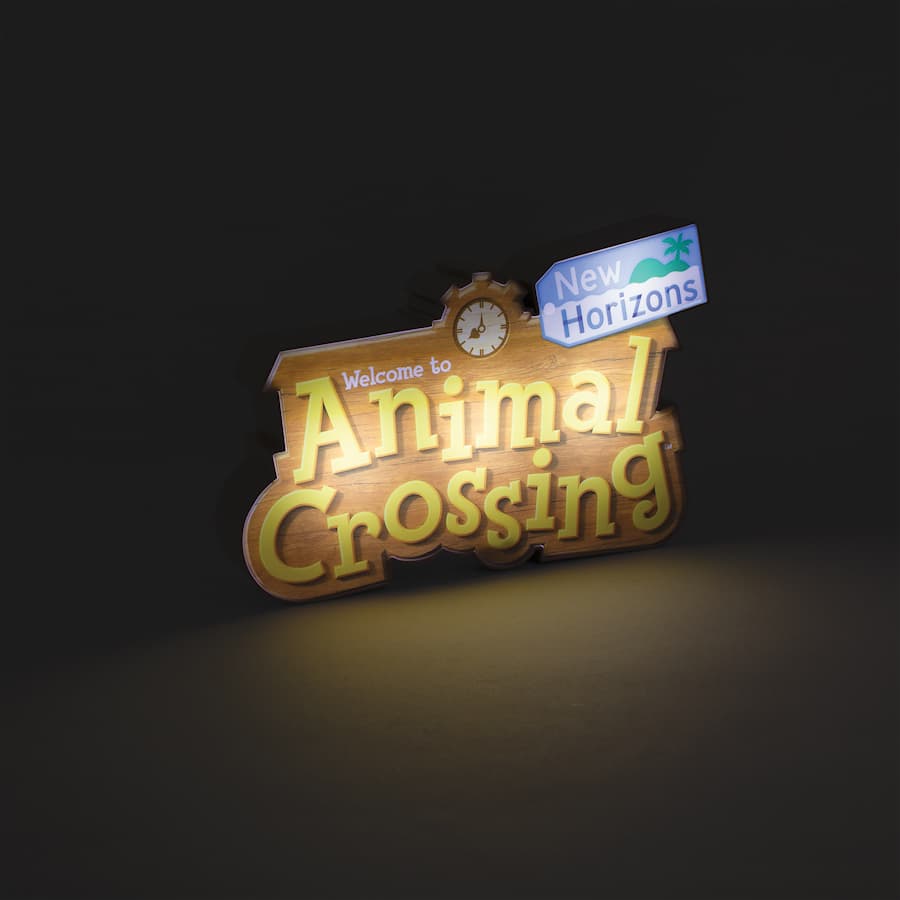 Animal Crossing Logo Lampa