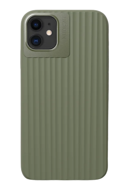 Nudient Bold iPhone 11/XR olive green mobildeksel