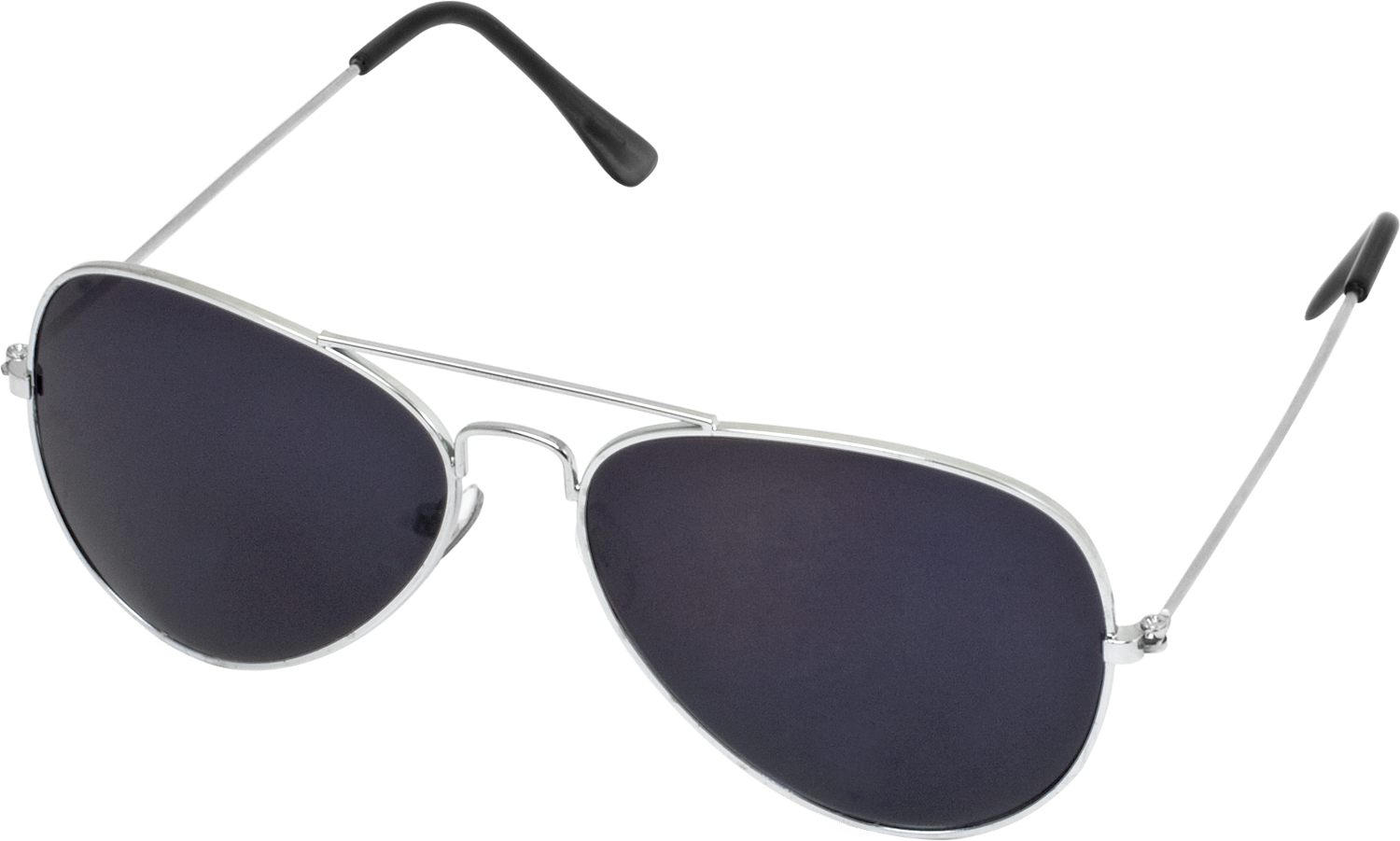 Solglasogon Pilot Silver