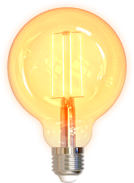 Smart dimbar LED-glødelampe E27 G95