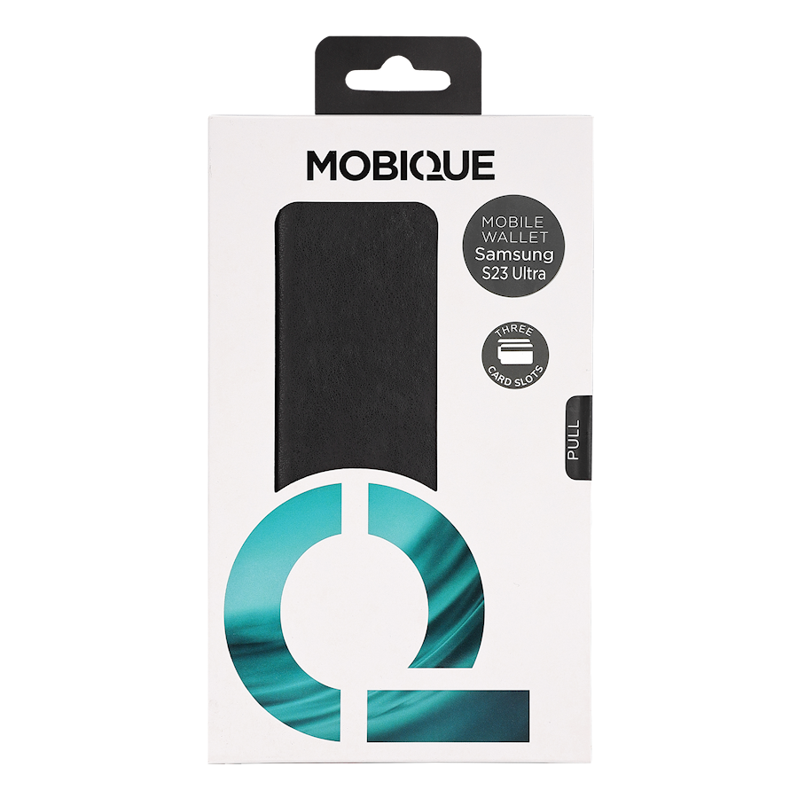Mobique Mobile wallet Black S23 Ultra