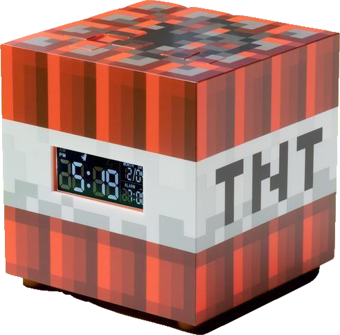 Minecraft TNT vekkerklokke