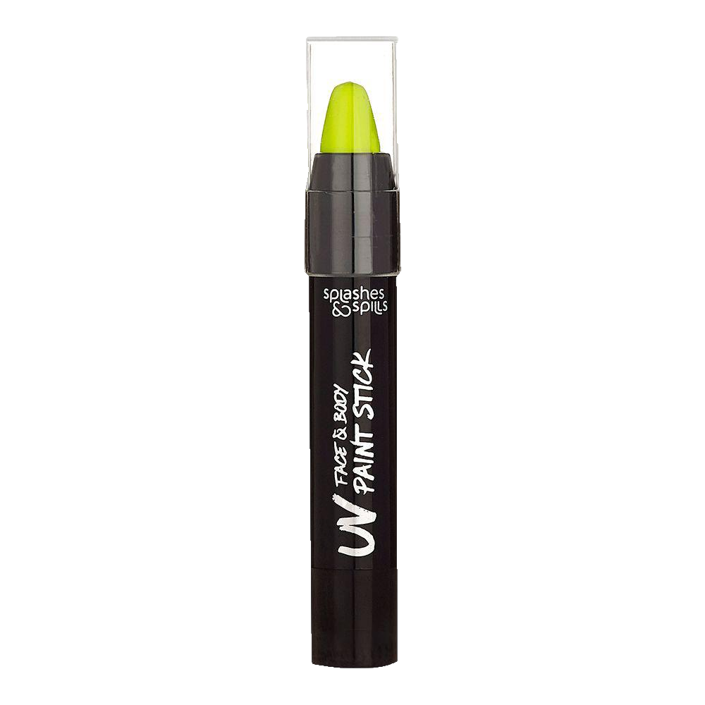 Ansikts- & kroppsfärg UV-penna gul