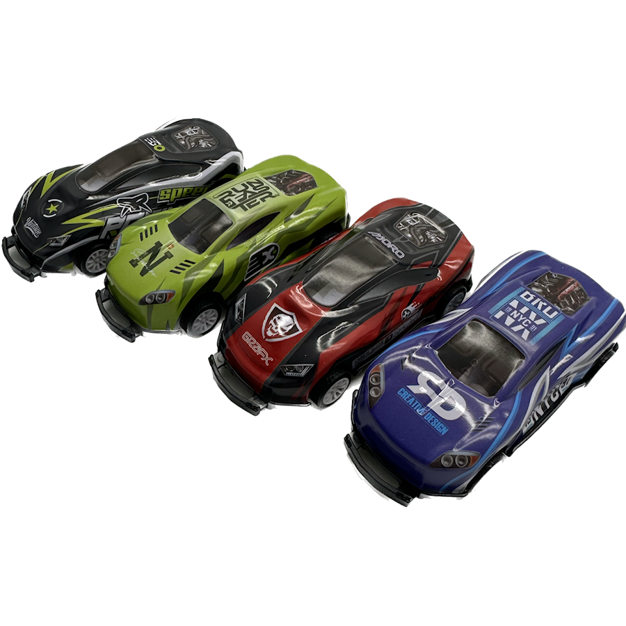 Gear4Play Pullback Catapult Car 4-pack