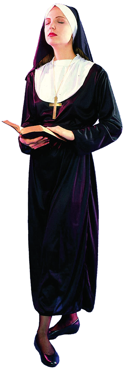 Maskeradedrakt nonne