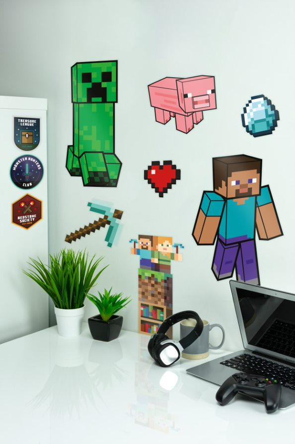 Minecraft veggdekorasjoner