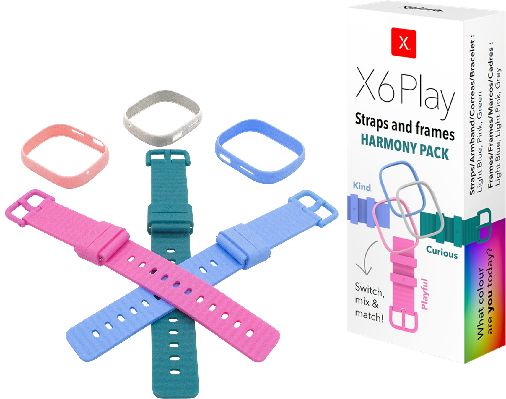 Xplora X6 Play Harmony Pack Straps and Frames