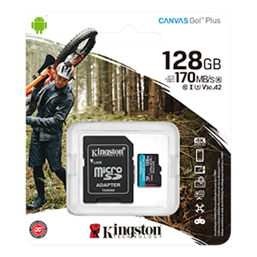 Kingston Canvas Go Plus microSDXC 128 GB