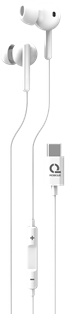 Mobique Wired In-Ear USB-C White