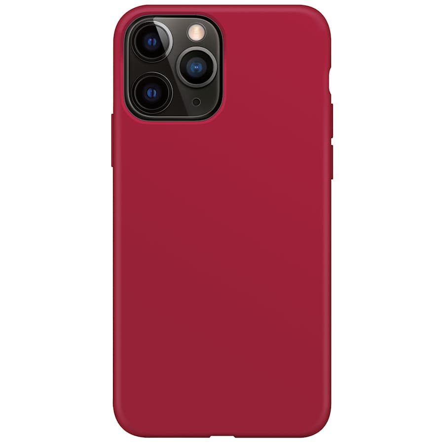 XQISIT Silicone Case iPhone 13 Pro mobildeksel rosa