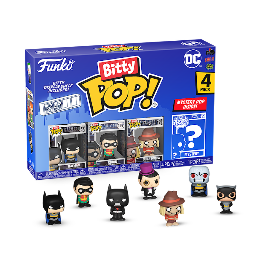 Funko! Bitty POP DC Comics  - Batman (4-pack)