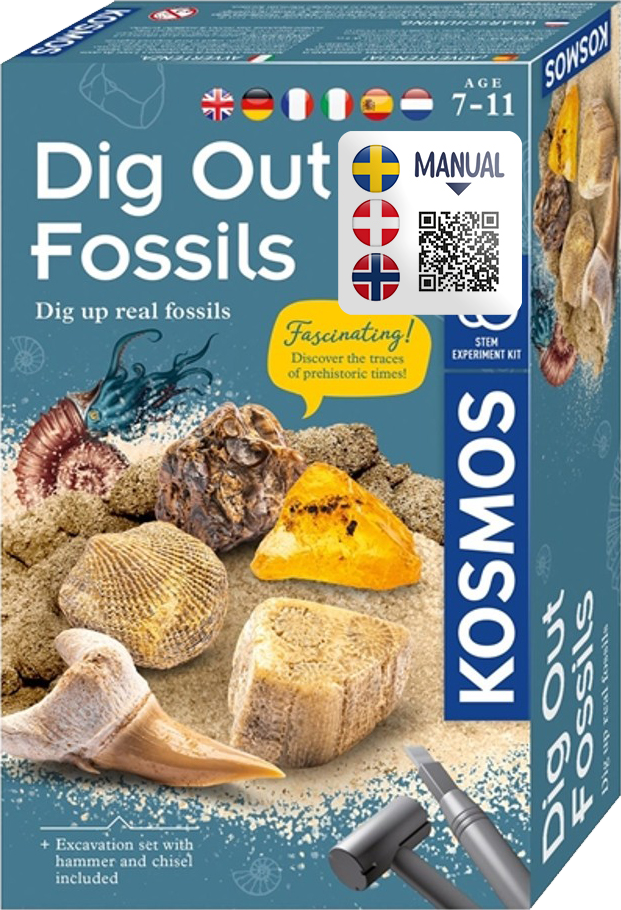 Kosmos Science Kit Grav opp fossiler