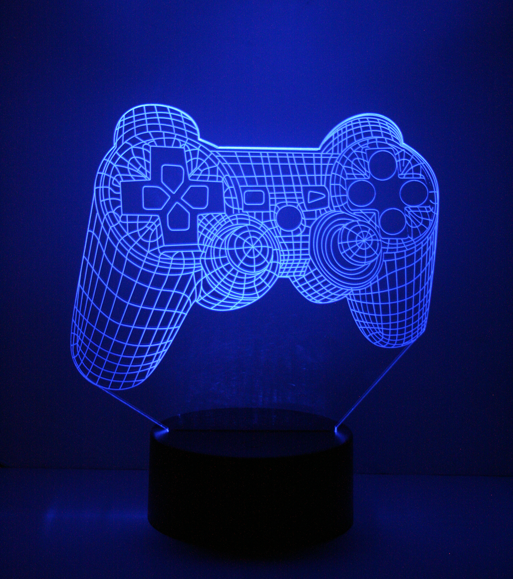 3D Night Light Gaming Control