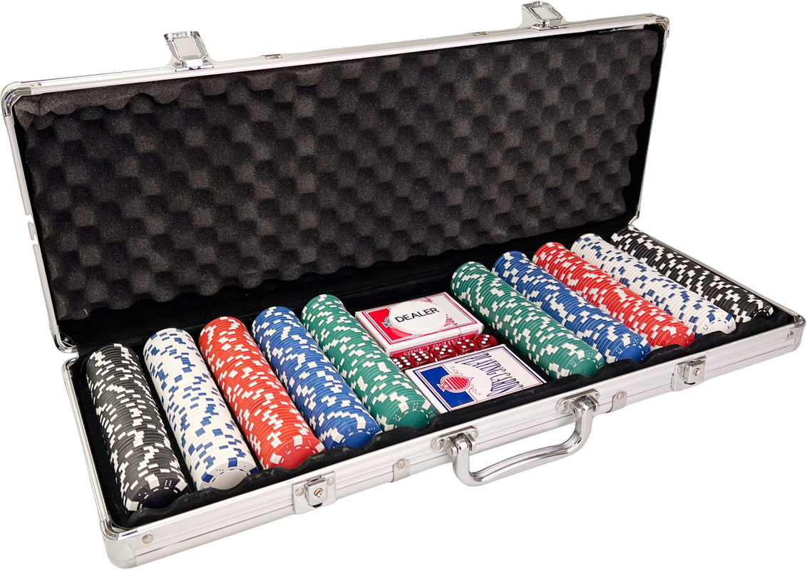 Pokersett 500 sjetonger