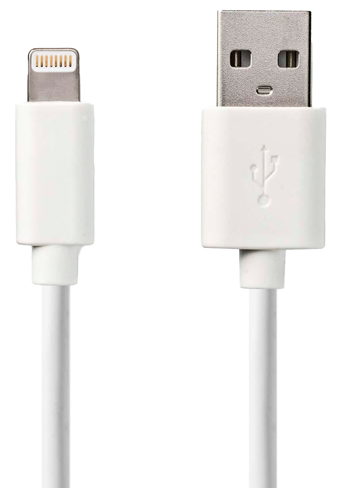 Nedis Lightning USB Cable 2 m White