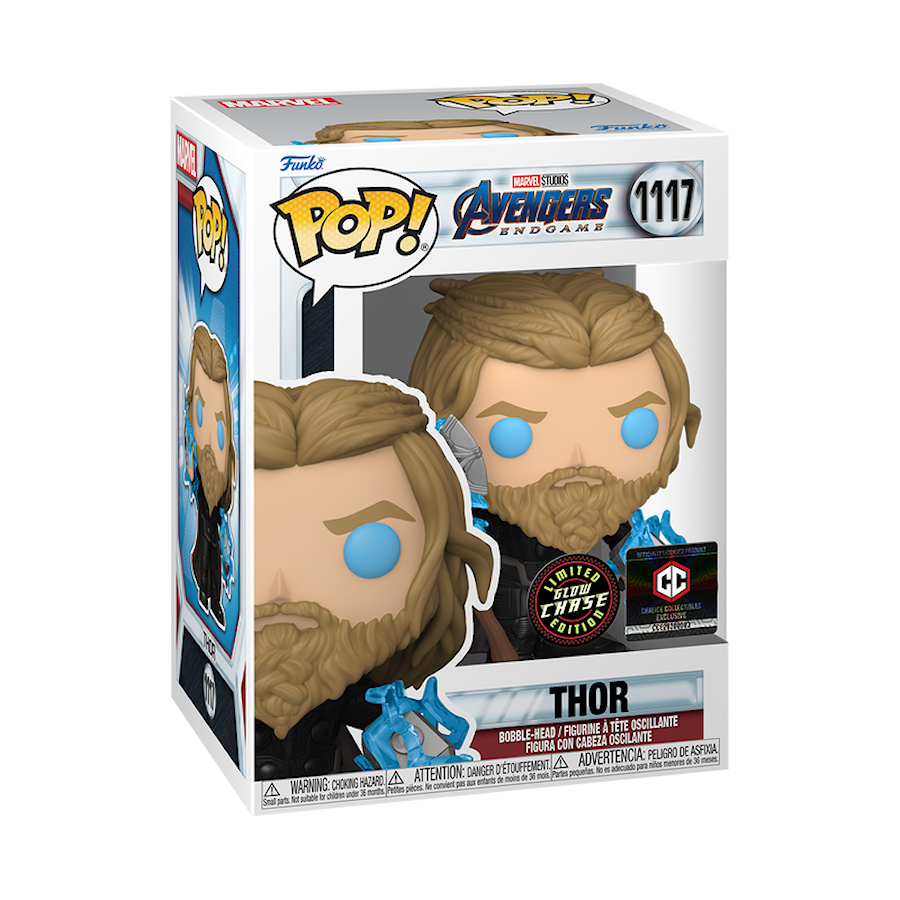 Funko POP Exclusive Avengers 4: Endgame - Thor (Chase) (Glows in the dark)