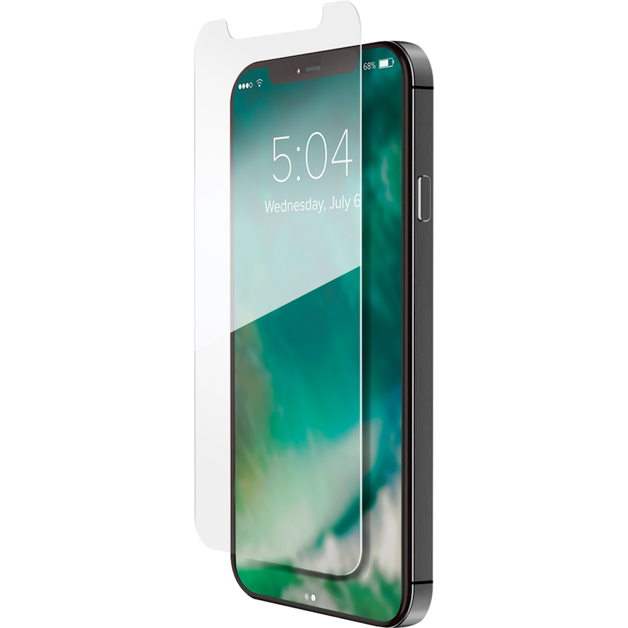 XQISIT Tough Glass CF for iPhone 12/12 Pro