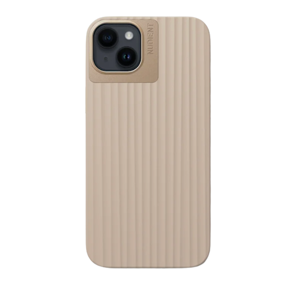 Nudient Bold iPhone 14 Plus linen beige mobilskal